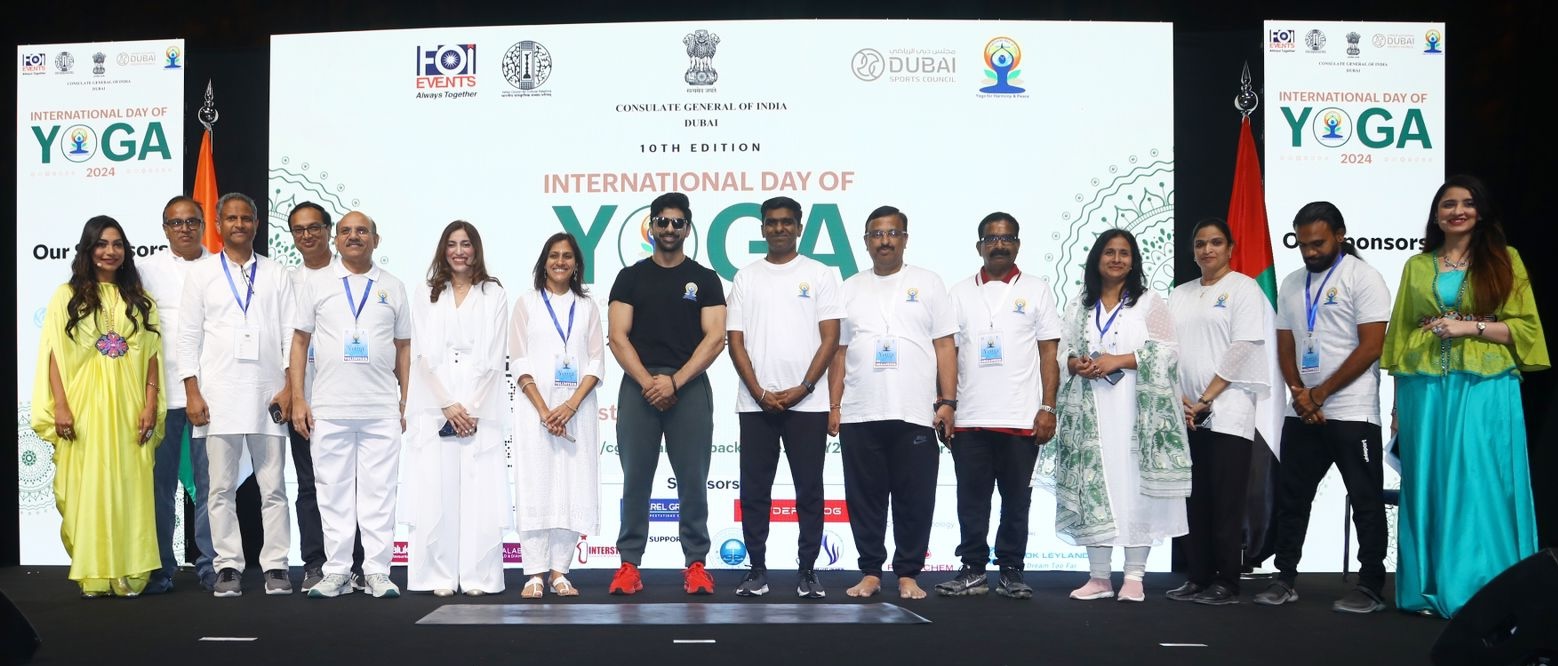 International Yoga Day celebrations in Dubai